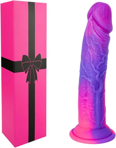 Vista 9 de Consolador de 5 pulgadas ultra pequeño y realista de fantasía con ventosa, consolador de silicona mini lindo de 4" en púrpura y rosa para mujeres