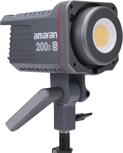Vista 3 de Luz de video Amaran 200X S COB, luz de fotografía de 200W de salida con montaje Bowens, control de aplicación, 9 efectos de iluminación