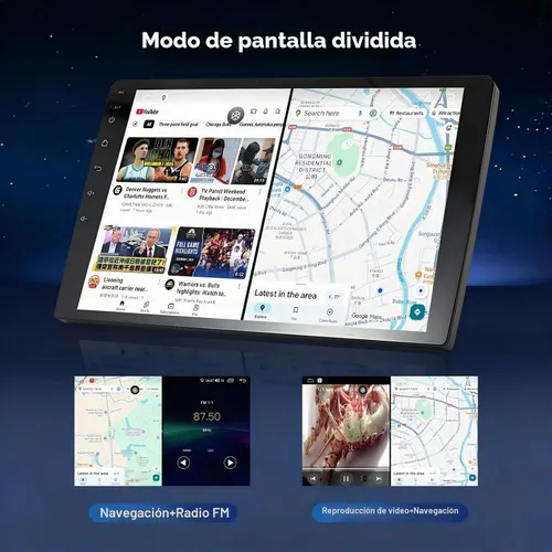 Vista 9 de Actualización estéreo de radio de coche de 64 GB para Ford F150 2009 2010 2011 2012, Plug and Play de 9 pulgadas Android 13 unidad principal