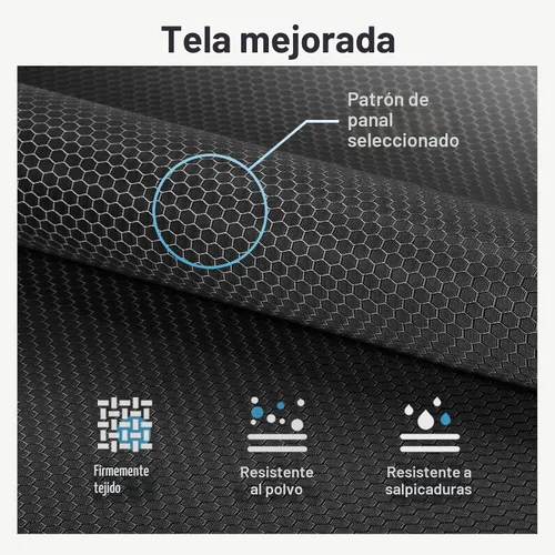 Vista 5 de VIPEK R2C Perchero de Ropa Mediano de Servicio Pesado con Ruedas, Perchero Rodante con Cubierta, Perchero de Ropa Ajustable para Colgar Ropa