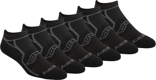 Vista 19 de Saucony Calcetines invisibles Rundry Bolt Performance para hombre, disponibles en tallas M-XXL (6, 12, 18 pares)