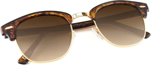 Vista 51 de KALIYADI Gafas de sol polarizadas para hombres y mujeres, marco semi sin montura, para conducir con bloqueo UV A01-(1 Pack) Tortuga Mate G15