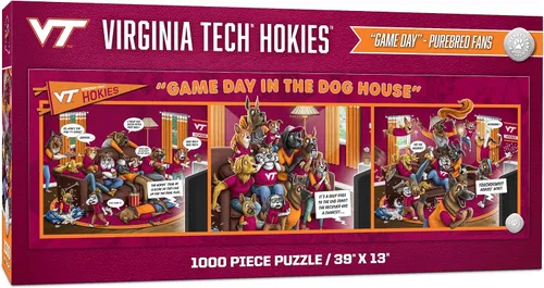 Vista 33 de YouTheFan NCAA Game Day in The Dog House - Rompecabezas de 1000 piezas
