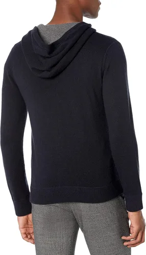 Vista 2 de Vince Sudadera con capucha de cachemira con cremallera completa para hombre