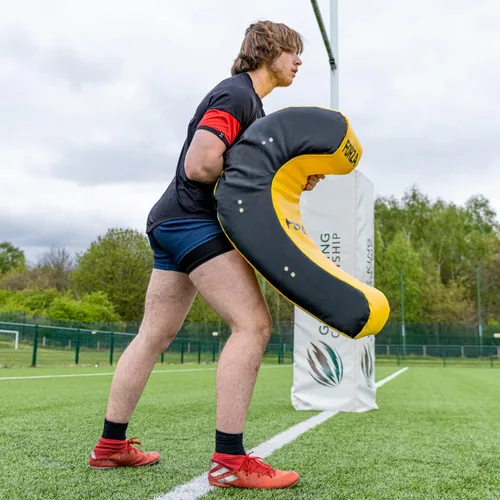 Vista 2 de FORZA Rugby Ruck & Roll Pads – Tallas Junior/Senior Equipo de entrenamiento de rugby y fútbol para la limpieza, presentación de pelota