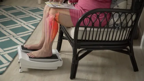 Vista 7 de LegXercise PRO + Alfombrilla Antideslizante (Control Remoto Inalámbrico)