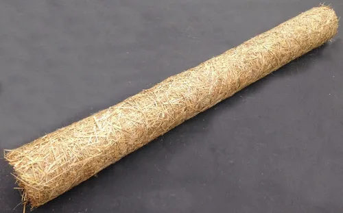 Vista 7 de Sandbaggy - Rollos de paja para control de erosión de doble red para pendientes, canales de flujo moderado, siembra de césped, barrera de malezas, 4