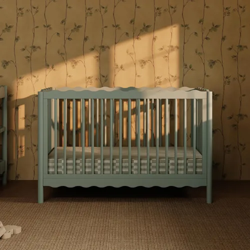 Vista 5 de Babyletto Swell - Kit de conversión de cuna 4 en 1 con cama para niños Savia Claro