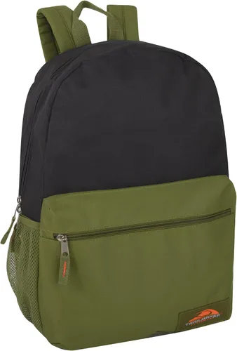 Vista 5 de Trail maker Paquete de 24 mochilas al por mayor para niños, escuela, adultos, deportes, mochilas de bloque de color de 18 pulgadas a granel