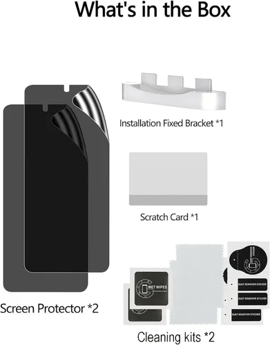 Vista 8 de 2 protectores de pantalla de TPU de privacidad (no vidrio templado) para Samsung Galaxy S22 Ultra 5G + 2 protectores de lente de cámara, película