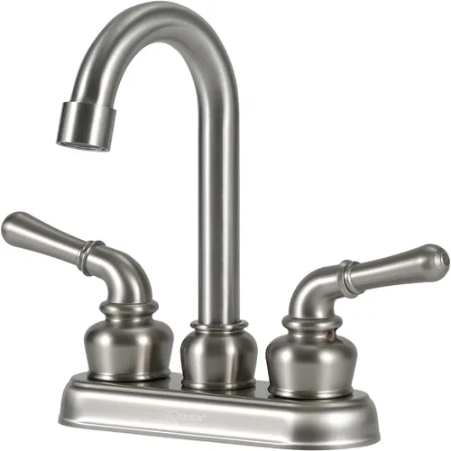 Vista 9 de Grifo para RV de Níquel Cepillado - Grifos de Lavabo de Baño No Metálicos para RVs, Quintas Ruedas, Autocaravanas, Remolques de Viaje