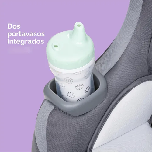 Vista 10 de Baby Trend Trooper™ Slim 3 en 1 Asiento de coche convertible, Gris Dash
