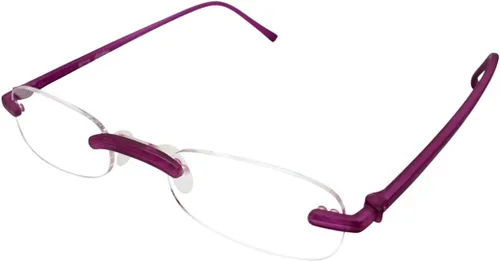Vista 9 de Calabria 714 Anteojos de lectura sin montura con lentes transparentes, color carbón, lentes de lectura para hombres y mujeres, lectores