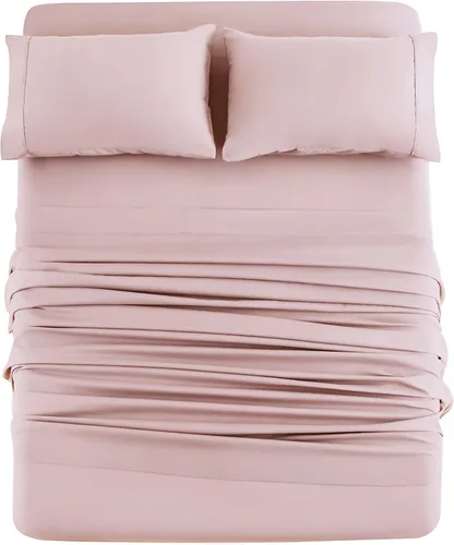 Vista 8 de Mohap Juego de sábanas de 3 piezas, microfibra cepillada de 1800 hilos - Ropa de cama lujosa, suave y transpirable para todas las estaciones