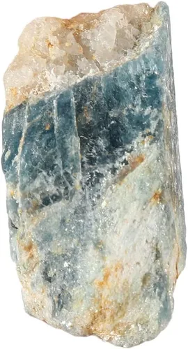 Vista 13 de GEMHUB Lápiz de cianita áspero pequeño con cristal curativo de cianita azul áspero suelto, tamaño pequeño, 9.7
