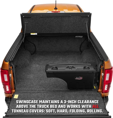 Vista 8 de UNDERCOVER Caja de almacenamiento de camiones de caja fuerte de caja fuerte SC401P Se adapta a 2005-2021 Toyota Tacoma Passenger Side