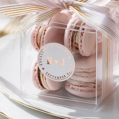 Vista 8 de Pegatinas de boda personalizadas para regalos Sellos de sobres Etiquetas de invitación