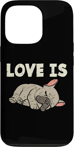 Vista 10 de Love is French Bulldog - Funda de regalo para iPhone 17