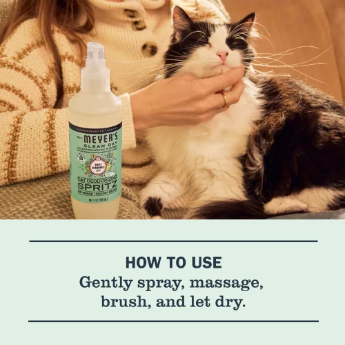 Vista 6 de MRS. MEYER'S Clean Day - Spray desodorizante para gatos, aroma dulce de manzanilla, 8 onzas