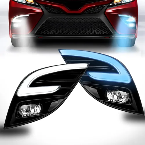 Vista 70 de Luces antiniebla de conducción compatibles con lámparas de parachoques delantero Honda CRV 2007 2008 2009 con bombillas halógenas H11 de 12 V 55 W