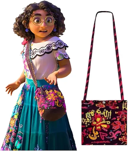 Vista 5 de Kids Round Green Glasses No Lens with Dress Up Purse Bag Blue Pom Clip On Earrings Girls Costume Accessories