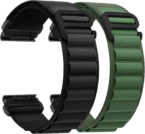 Vista 8 de Correas de reloj Quickfit de 1.024 in compatibles con Garmin Fenix 8 2.008 in 7x 6x Pro Tactix 7 Pro 5x Plus Enduro 3 2, Alpine Loop correas