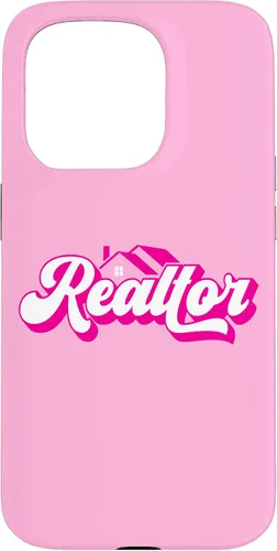 Vista 14 de iPhone 12 Pro Max Agente de Bienes Raíces Mujer Rosa Caso