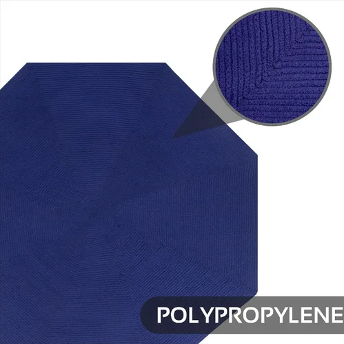 Vista 3 de La colección Better Trends Alpine Braid es una alfombra reversible para interiores duradera y resistente a las manchas 100% polipropileno