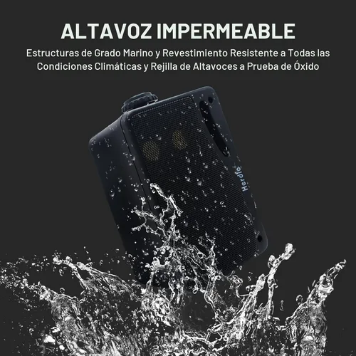 Vista 4 de Herdio Altavoces Bluetooth de 3.5" para exteriores con cable impermeables, altavoces de 200W de 3 vías de actualización premium para montar