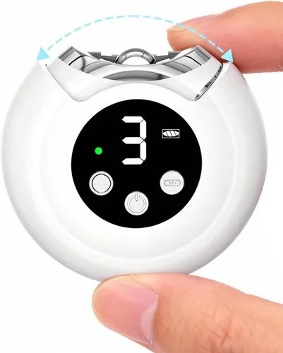 Vista 8 de Cortaúñas eléctrico 3 en 1, cortaúñas para bebés con luz LED, cortaúñas automático de 3 velocidades, cortaúñas de seguridad portátil para bebés