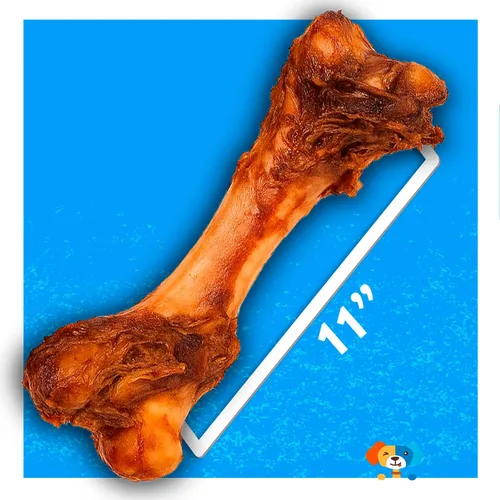 Vista 5 de Jack&Pup Huesos de fémur de cerdo jumbo para perros de larga duración Huesos de perro de carne gourmet Un solo ingrediente, salados, sin cuero