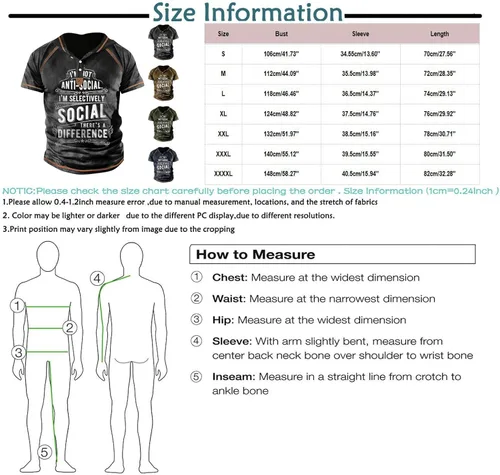 Vista 3 de Camisa de manga corta para hombre, ajuste delgado, cómoda, estampada, para exteriores, con botones, para calle
