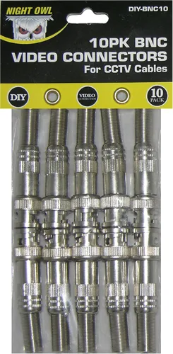 Vista 2 de Night Owl, LLC DIY-BNC10 DIY CCTV BNC Conectores para un total de 5 conexiones de video BNC (Plata)
