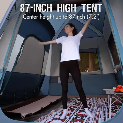 Vista 6 de Portal 5-Person SUV Tent with Porch, 2-in-1 Car Camping Tent, Water-Resistant & Windproof, Trunk Tent for Travel & Outdoor Adventures