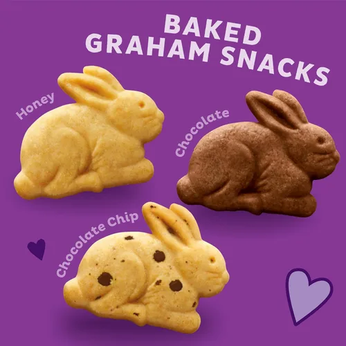 Vista 52 de Annie's Organic Chocolate Bunny Graham Snacks, 7.5 onzas