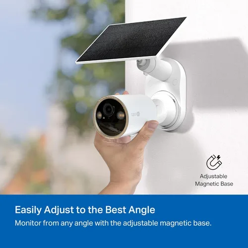 Vista 10 de Tapo Cámara de seguridad inalámbrica para exteriores MagCam 4K, kit C460