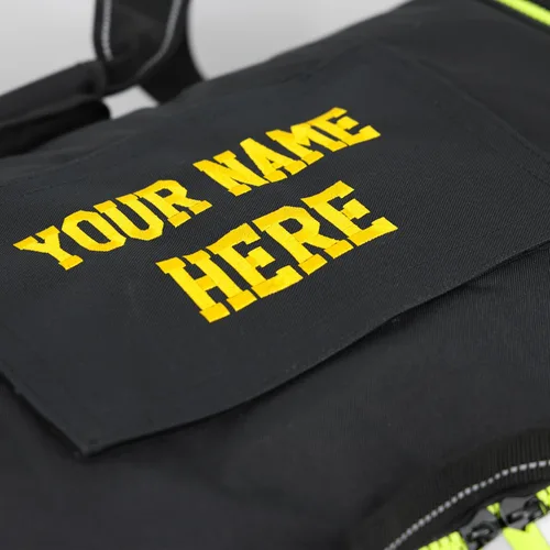 Vista 5 de Lightning X Value - Bolsa de equipo de bomberos con cruz maltesa y nombre bordado personalizado Negro