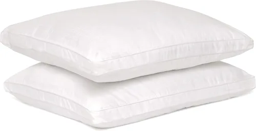 Vista 10 de Almohada de plumón alternativo, Five Star, tela 100% de algodón, un artículo imprescindible., Algodón, Blanco, Estándar