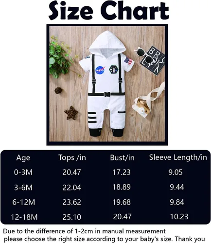 Vista 5 de Disfraz de astronauta para bebé niño y niña