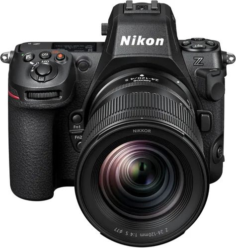 Vista 2 de Nikon Z 8 con lente de zoom Cámara híbrida profesional de fotograma completo sin espejo para fotos/vídeo con lente de 24-120 mm f/4 Modelo Nikon