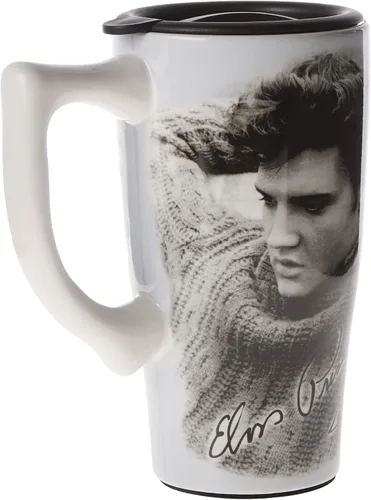 Vista 2 de Spoontiques Taza de viaje ELVIS LEGEND, 18 onzas