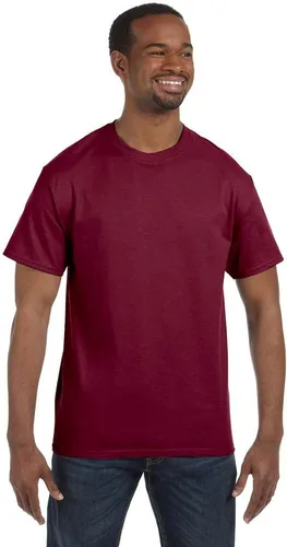 Vista 106 de Gildan Camiseta G500 para hombre Ceniza/baya