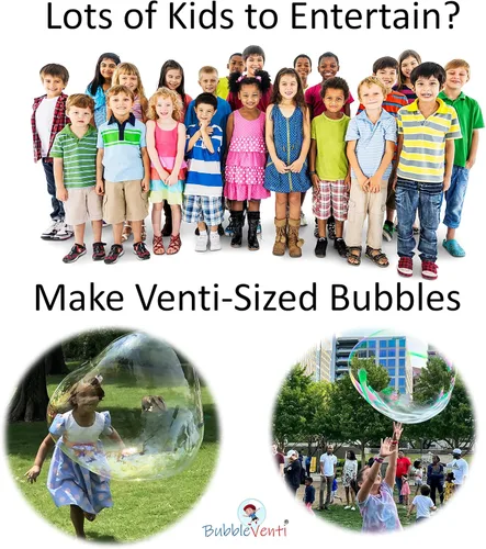 Vista 3 de Bubbleventi Mezcla de burbujas gigantes (hace 4 galones)