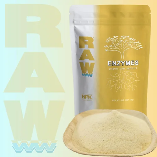 Vista 2 de RAW Enzymes 2lb - Potente mezcla de enzimas vegetales para una mayor absorción de nutrientes y un desarrollo saludable de las raíces