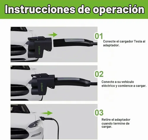 Vista 6 de NACS a CCS1 EV Adaptador de carga - 500A 1000V DC para Tesla