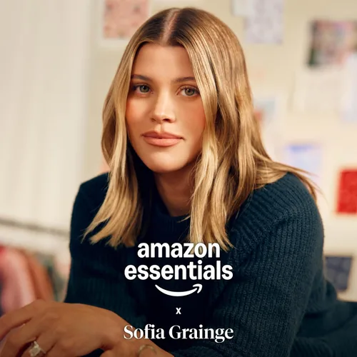 Vista 7 de Amazon Essentials x Sofia Grainge - Leggings unisex de algodón transpirable hasta el tobillo, paquete de 3 Azul / Rayas
