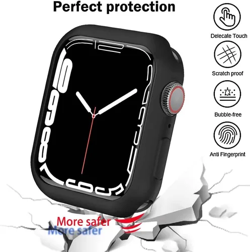 Vista 7 de BOTOMALL - Funda protectora para reloj 38mm 42mm 40mm 44mm (1.5 pulgadas, 1.65 pulgadas, 1.5 pulgadas, 1.73 pulgadas), poliuretano termoplástico