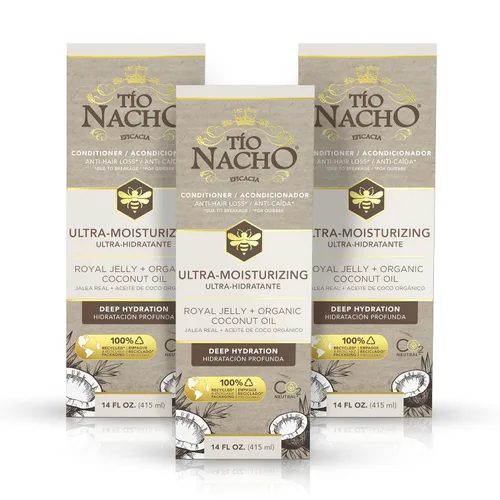 Vista 11 de TIO NACHO Acondicionador Aceite de Coco ultrahidratante, anticaída, Ultra Hidratación, 14 onzas líquidas