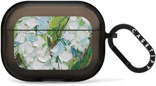 Vista 17 de CASETiFY Impact Airpods Pro (1ª/2ª) - Funda con anillo, color negro