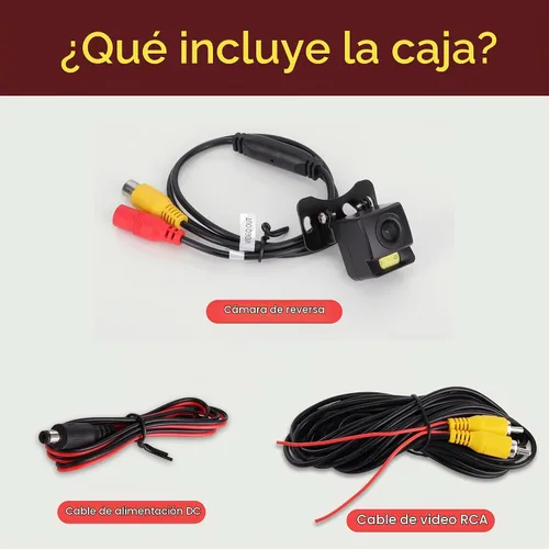 Vista 7 de Pyle Cámara de respaldo de visión trasera para automóvil: cámara inversa compacta con líneas de escala de distancia, visión nocturna, lente